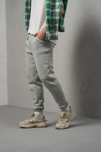 Фото - Теплі спортивні штани Intruder Fleece м'ятного кольору - Men box