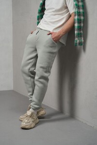 Фото - Теплі спортивні штани Intruder Fleece м'ятного кольору - Men box