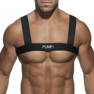 Фото - Сексуальная портупея для мужчин Pump черного цвета - Men box