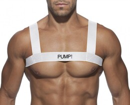 Фото - Чоловіча сексуальна портупея бренду Pump білого кольору - Men box