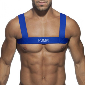 Фото - Эластичная портупея для мужчин Pump в синем цвете - Men box
