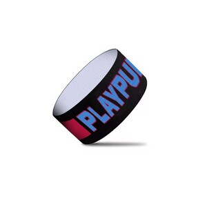 Фото - Мужская нательная лента на руку Play Pump черно-розовая - Men box