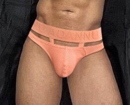Фото - Чоловічі бріфи від бренду Adannu персикового кольору - Men box