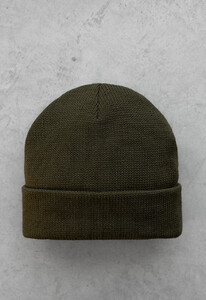 Фото - Шапка однотонная цвета хаки Staff 14 khaki - Men box