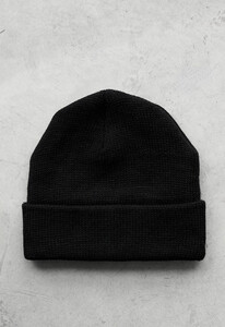 Фото - Універсальна тепла чорна шапка Staff 14 black - Men box