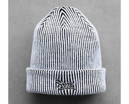 Фото - Брендированная серая шапка Staff 24 logo gray stripes - Men box