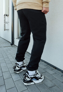 Фото - Черные спортивные штаны на флисе Staff black fleece - Men box
