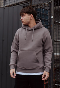 Фото - Темно-фіолетове тепле худі Staff dark violet basic fleece - Men box