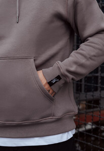 Фото - Темно-фіолетове тепле худі Staff dark violet basic fleece - Men box