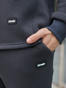 Фото - Повседневный костюм на флисе Intruder Stout цвета графит - Men box