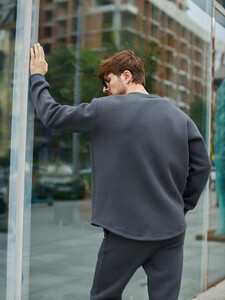 Фото - Повседневный костюм на флисе Intruder Stout цвета графит - Men box