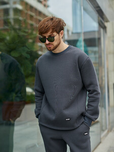 Фото - Повседневный костюм на флисе Intruder Stout цвета графит - Men box