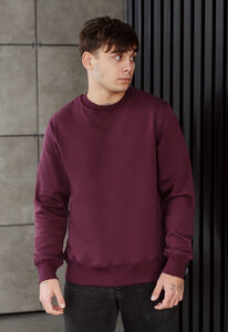 Фото - Базовый бордовый свитшот Staff bordo basic fleece - Men box