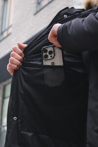 Фото - Повсякденна парка від Intruder чорного кольору HotWint - Men box
