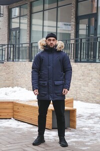 Фото - Мужская зимняя парка Intruder удлиненная HotWint - Men box