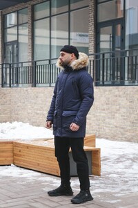 Фото - Мужская зимняя парка Intruder удлиненная HotWint - Men box