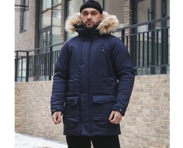 Фото - Мужская зимняя парка Intruder удлиненная HotWint - Men box