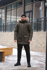 Фото - Зимова парка Intruder в кольорі хакі HotWint - Men box