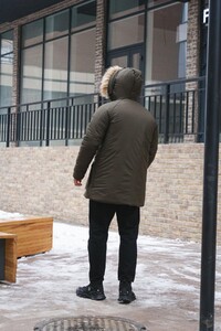 Фото - Зимова парка Intruder в кольорі хакі HotWint - Men box