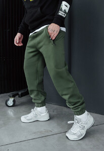 Фото - Спортивные штаны цвета хаки Staff mi khaki basic fleece - Men box