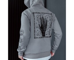 Фото - Тепле худі сірого кольору Staff hand fleece - Men box