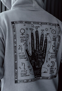 Фото - Теплое худи серого цвета Staff hand fleece - Men box
