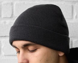 Фото - Чоловіча базова сіра шапка Staff 14 gray - Men box