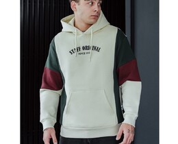 Фото - Зимове триколірне худі Staff original since 2013 fleece - Men box