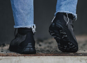 Фото - Черно-серые мужские зимние кроссовки Staff gray & black - Men box