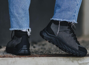 Фото - Черно-серые мужские зимние кроссовки Staff gray & black - Men box