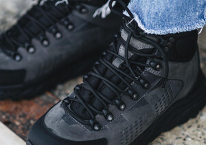 Фото - Черно-серые мужские зимние кроссовки Staff gray & black - Men box