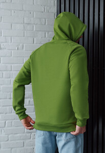 Фото - Утеплене худі салатового кольору Staff green logo oversize fleece - Men box