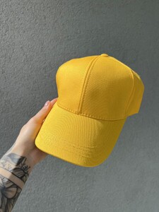 Фото - Яскрава бейсболка від Intruder MyCap жовтого кольору - Men box
