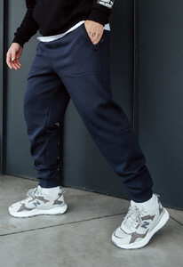 Фото - Теплые мужские спортивные штаны Staff ch navy fleece - Men box