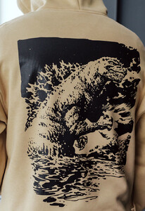 Фото - Бежеве оверсайз худі Staff zilla oversize fleece - Men box