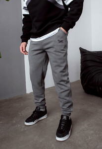 Фото - Спортивные штаны серого цвета Staff op graphite logo fleece - Men box