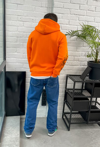 Фото - Худі яскравого помаранчевого кольору Staff snakes & logo fleece - Men box