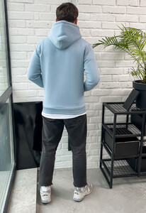 Фото - Світло-синє тепле худі Staff leafs fleece - Men box