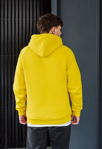 Фото - Желтое оверсайз худи Staff yellow logo oversize fleece - Men box
