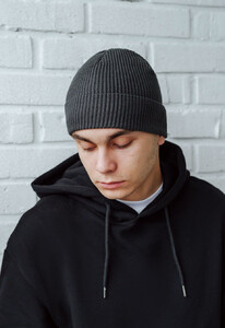 Фото - Базова темно-сіра шапка Staff dark gray - Men box