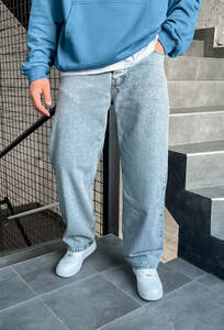 Фото - Светло-синие мужские джинсы Staff 74 с2 baggy light bluer - Men box
