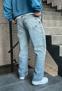 Фото - Светло-синие мужские джинсы Staff 74 с2 baggy light bluer - Men box