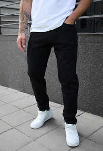 Фото - Зауженные джинсы черного цвета Staff 75 black slim - Men box