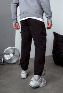 Фото - Всесезонные черные штаны карго Staff cargo pa black - Men box