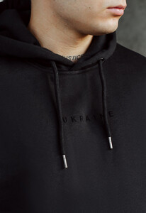 Фото - Черное патриотическое худи Staff ethno oversize fleece - Men box
