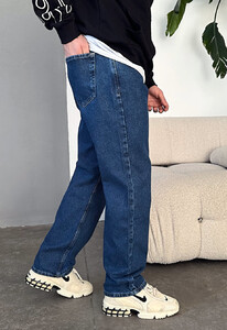 Фото - Синие повседневные джинсы Staff 74 c1 baggy blue - Men box