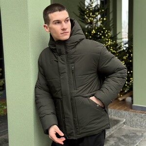 Фото - Повседневная зимняя куртка Pobedov Rockford в цвете хаки - Men box