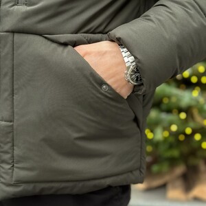 Фото - Повседневная зимняя куртка Pobedov Rockford в цвете хаки - Men box