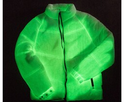 Фото - Люминесцентная зимняя куртка зеленого цвета Staff ilumin green - Men box