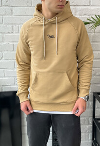 Фото - Повседневное бежевое худи Staff logo beige - Men box